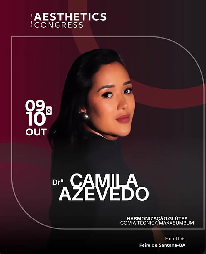 Camila Azevedo no Aesthetics Congress
